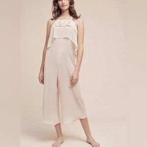Anthropologie E by Eloise ‘Semillon’ Ruffle Jumpsuit, Size Small